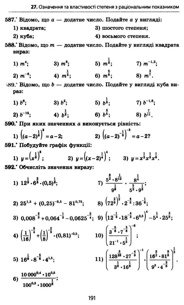 Алгебра 10 клас Мерзляк Профільний рівень