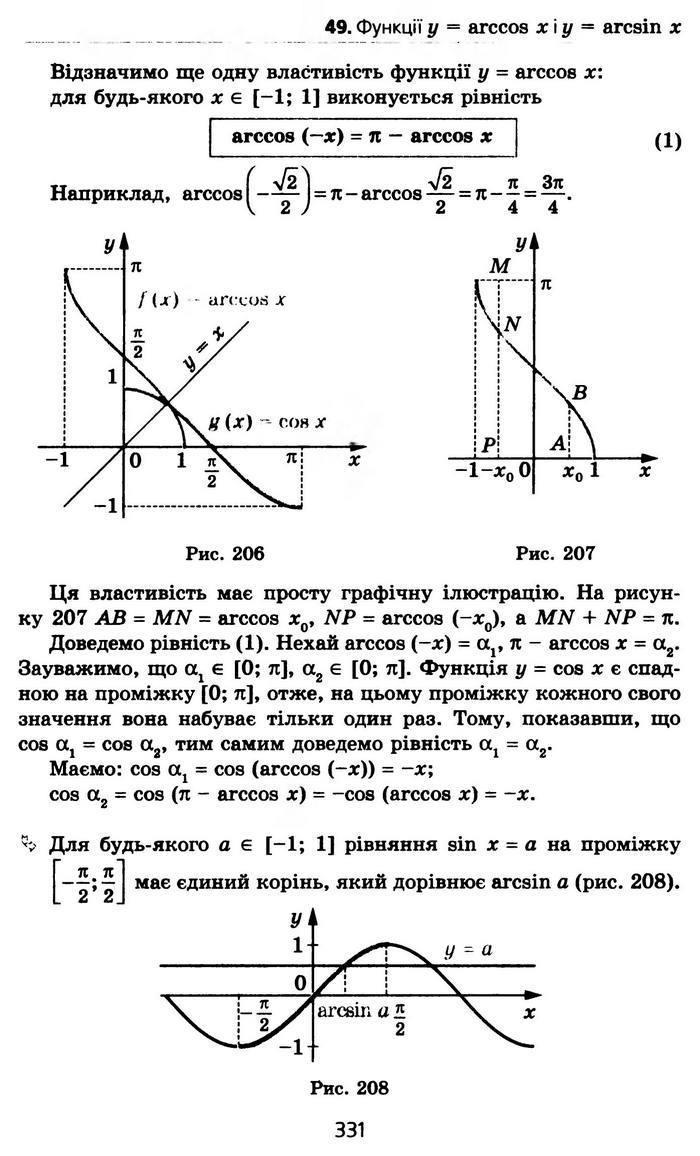 Алгебра 10 клас Мерзляк Профільний рівень