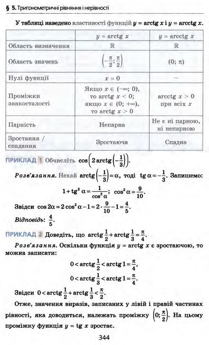 Алгебра 10 клас Мерзляк Профільний рівень