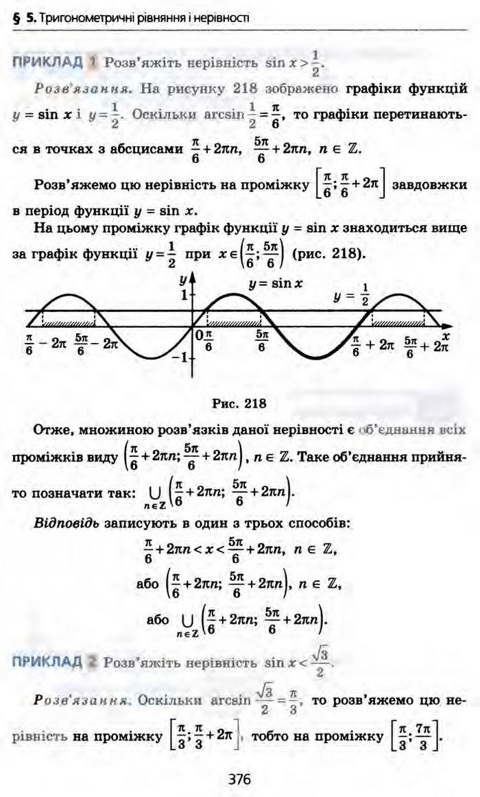 Алгебра 10 клас Мерзляк Профільний рівень