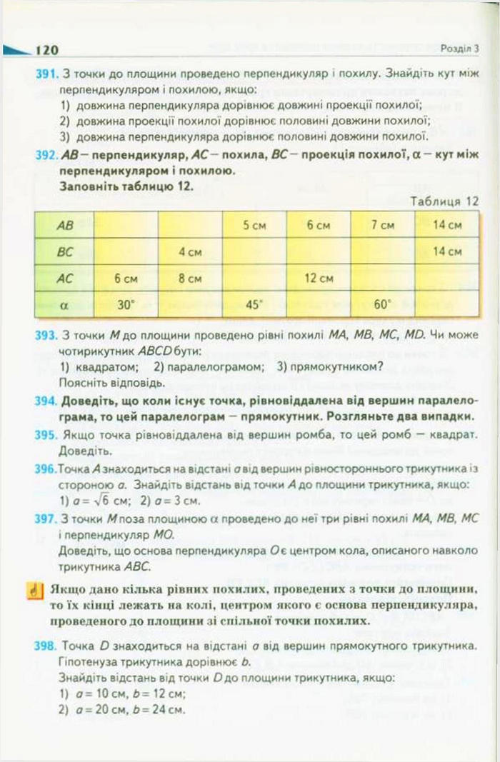 Підручник Геометрія 10 клас Бурда