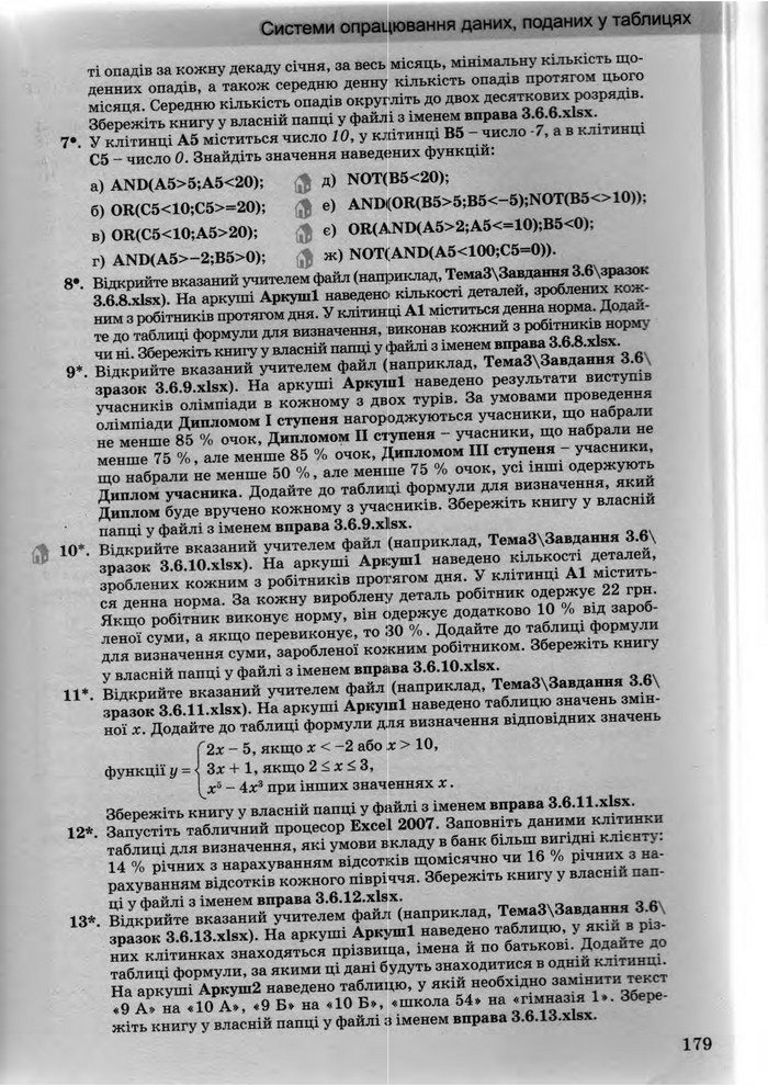 Інформатика 10 клас Ривкінд (Академ.)