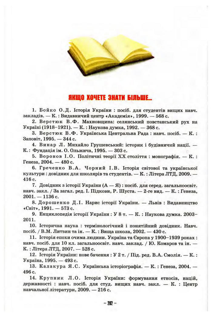 Підручник Історія України 10 клас Пометун