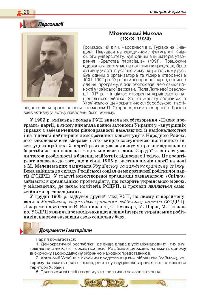 Історія України 10 клас Реєнт