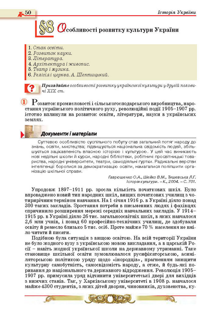 Історія України 10 клас Реєнт