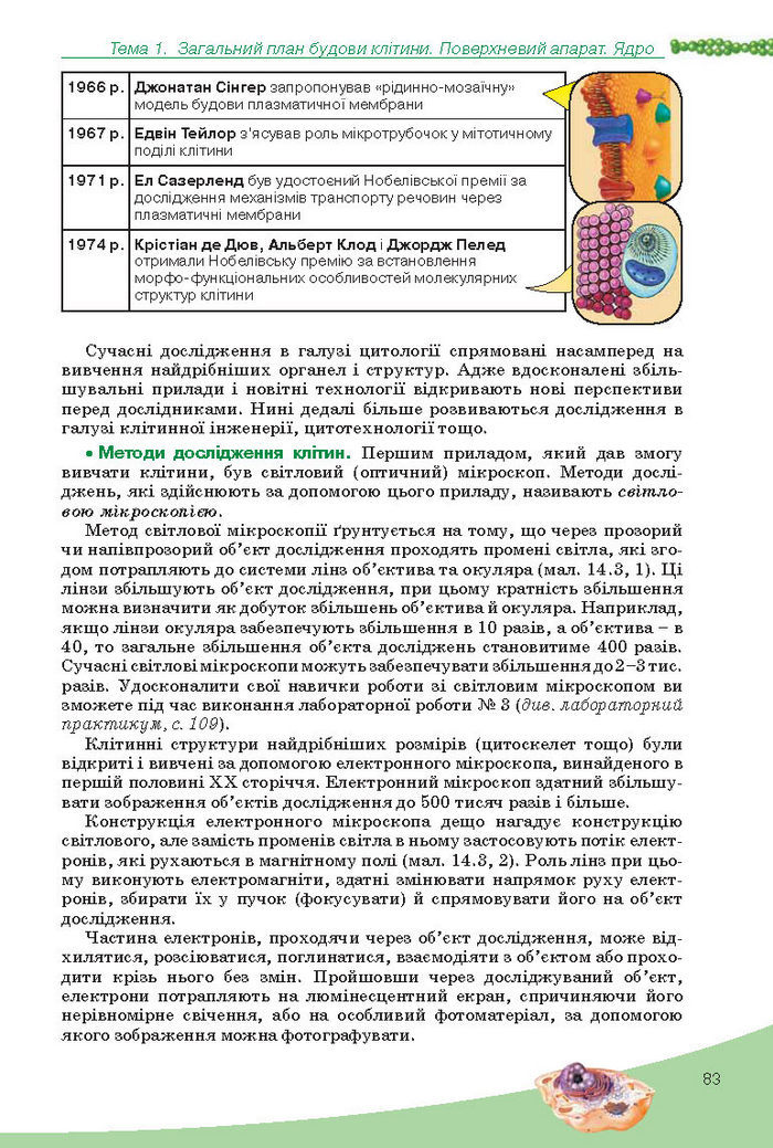 Підручник Біологія 10 клас Балан