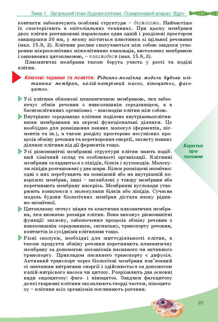 Підручник Біологія 10 клас Балан