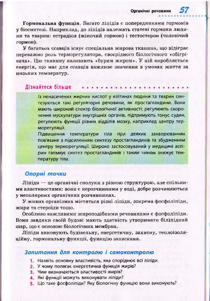Біологія 10 клас Тагліна
