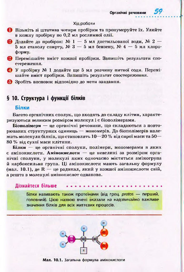 Біологія 10 клас Тагліна