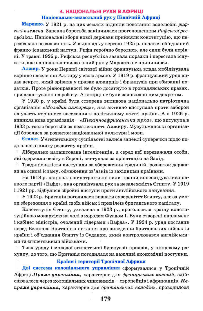 Всесвітня історія 10 клас Щупак