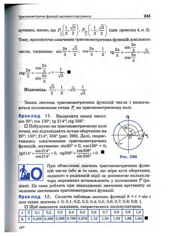 Підручник Математика 10 клас Афанасьєва