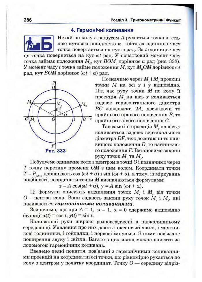 Підручник Математика 10 клас Афанасьєва