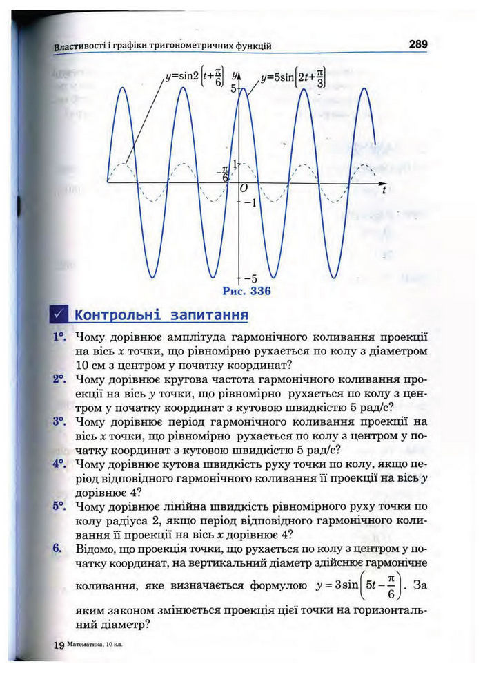 Підручник Математика 10 клас Афанасьєва