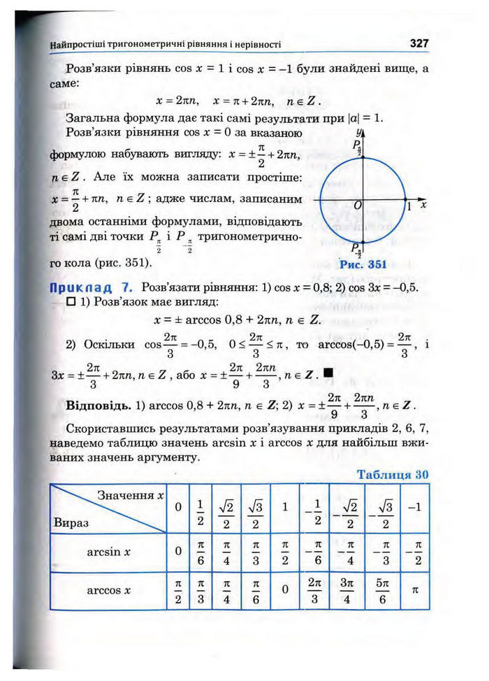 Підручник Математика 10 клас Афанасьєва