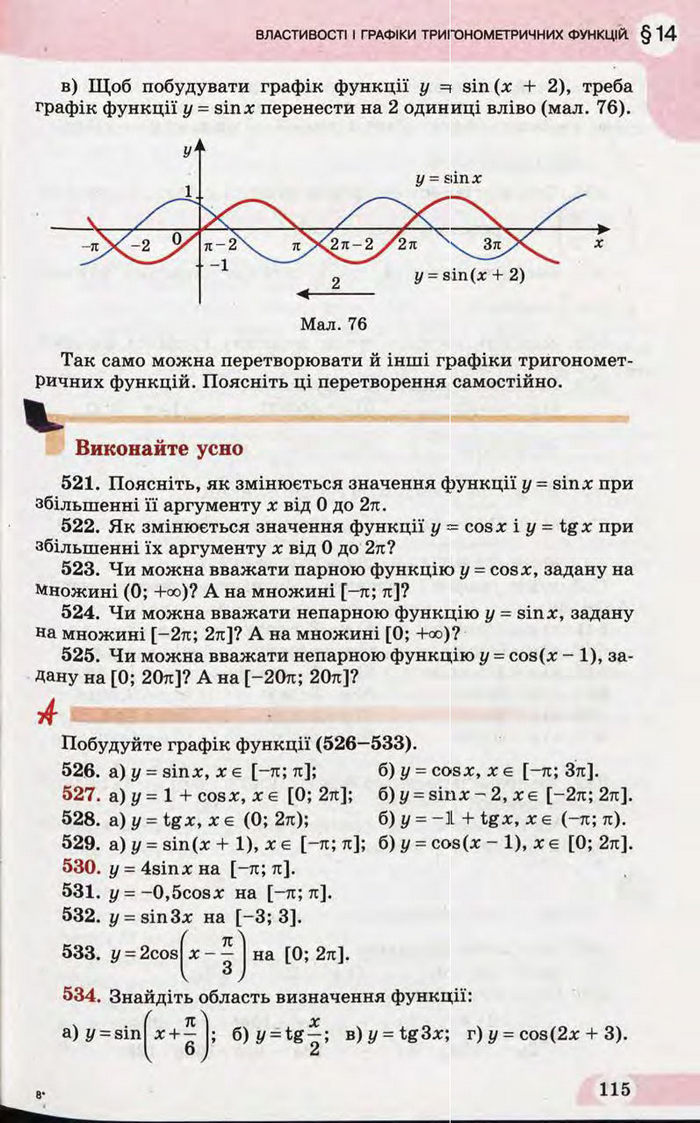 Підручник Математика 10 клас Бевз