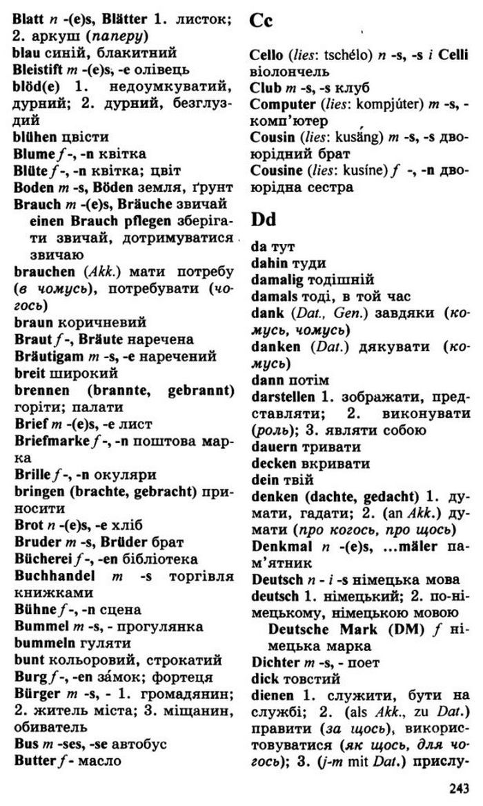 Німецька мова 10 клас Басай