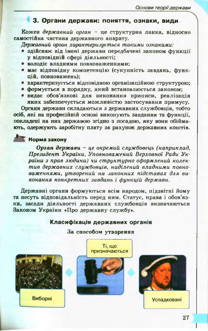 Підручник Правознавство 10 клас Гавриш