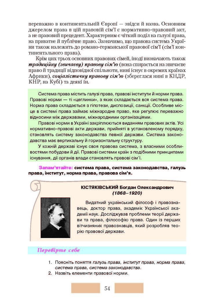 Правознавство 10 клас Наровлянський