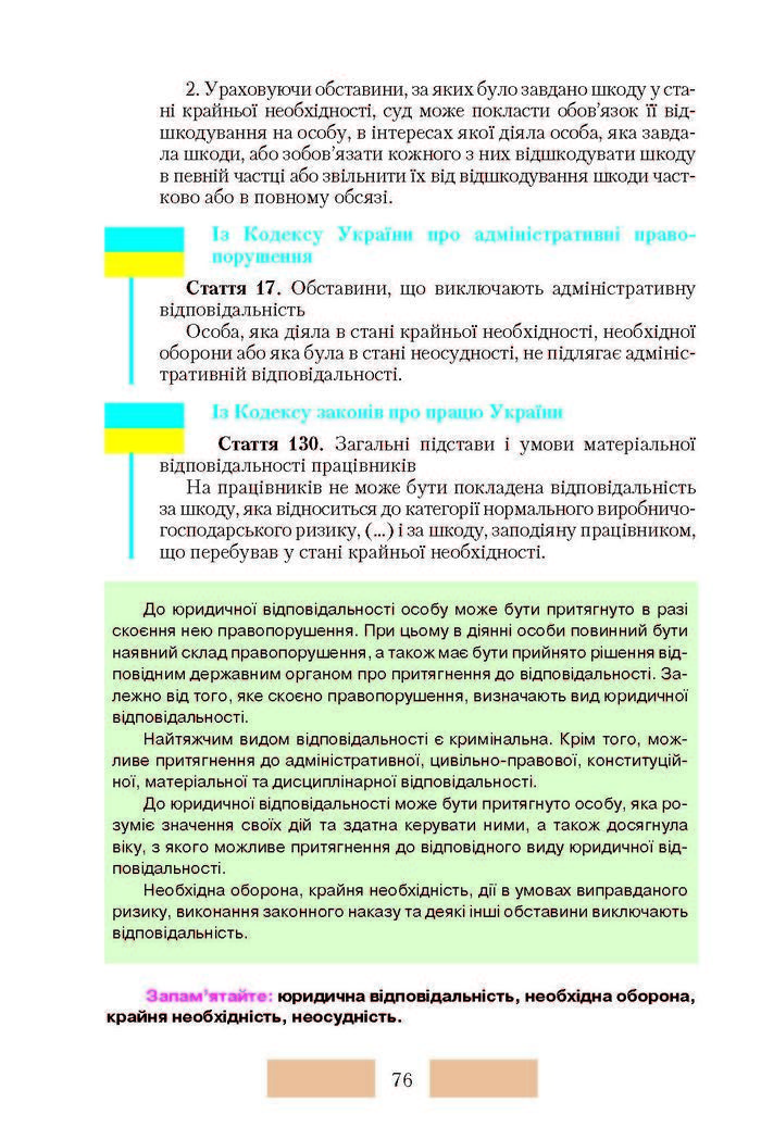 Правознавство 10 клас Наровлянський