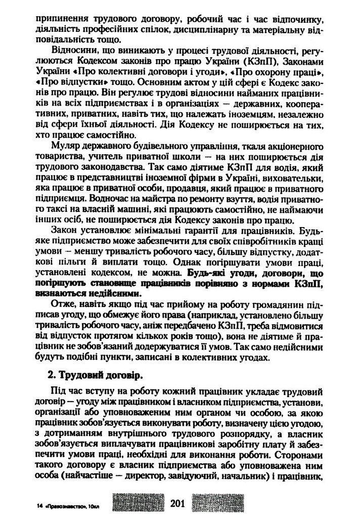 Правознавство 10 клас Наровлянський
