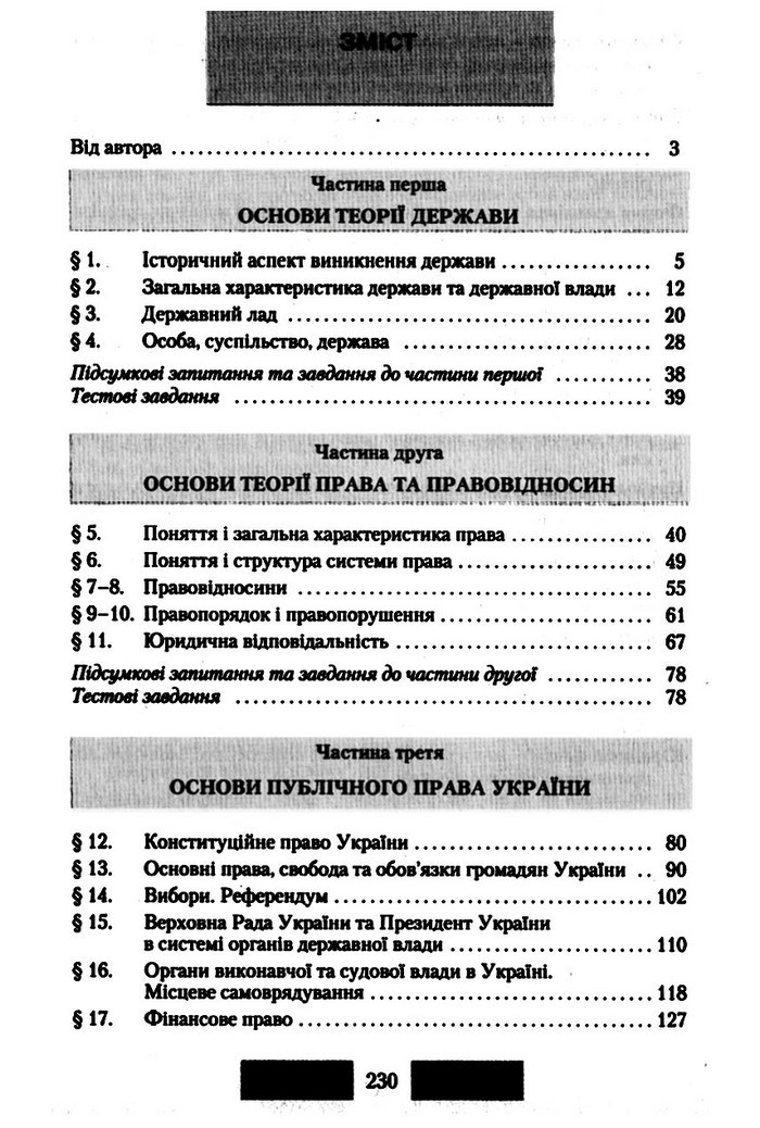 Правознавство 10 клас Наровлянський