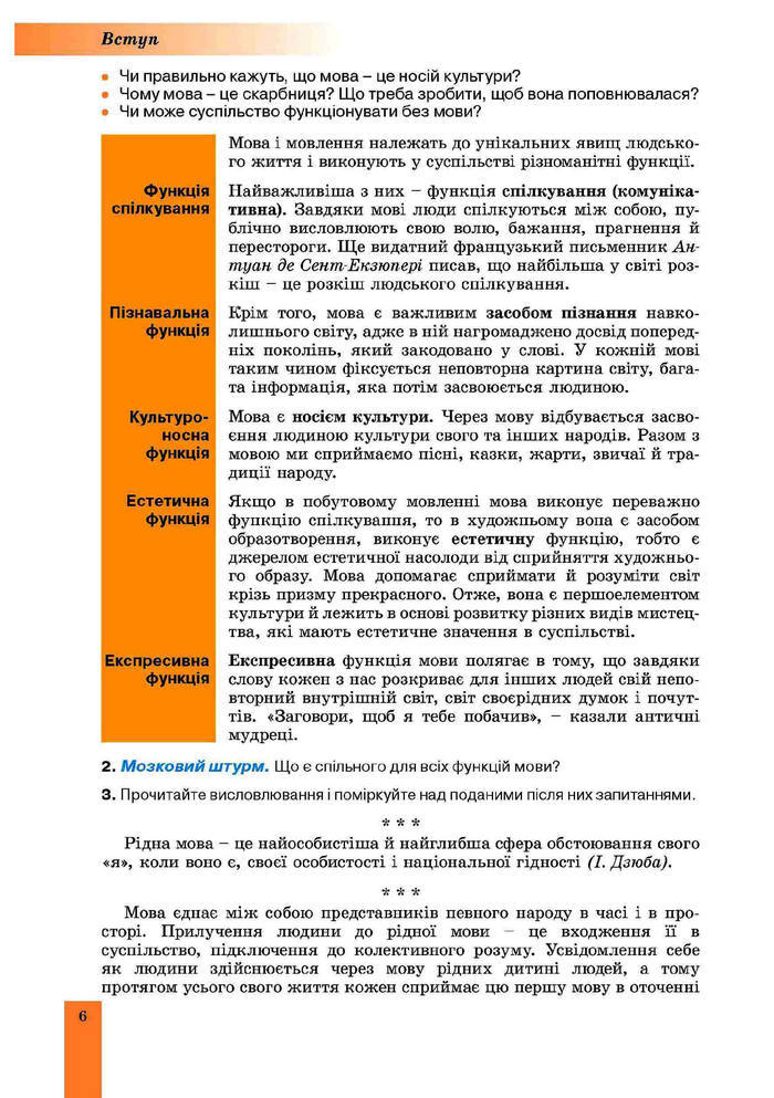 Підручник Українська мова 10 клас Заболотний