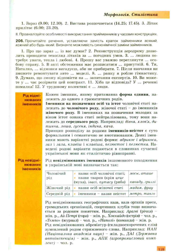 Підручник Українська мова 10 клас Заболотний