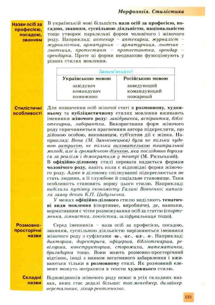 Підручник Українська мова 10 клас Заболотний