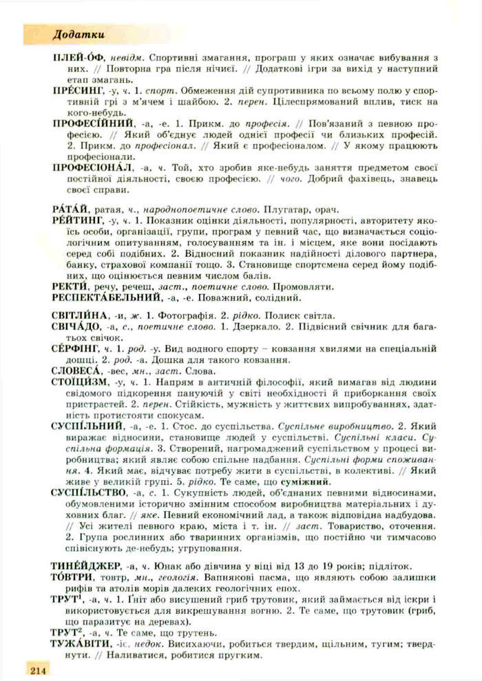 Підручник Українська мова 10 клас Заболотний