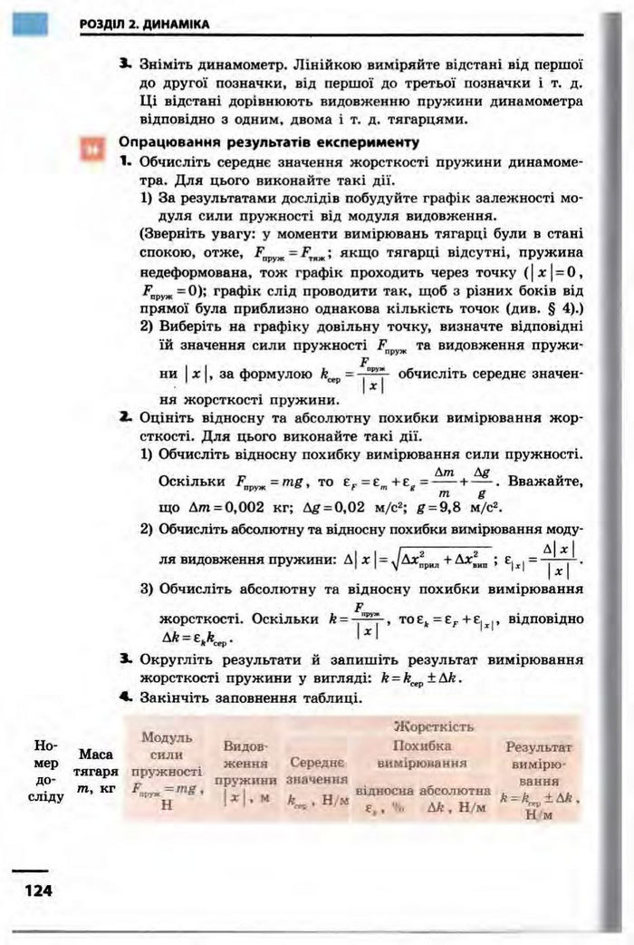 Фізика 10 клас Бар’яхтар