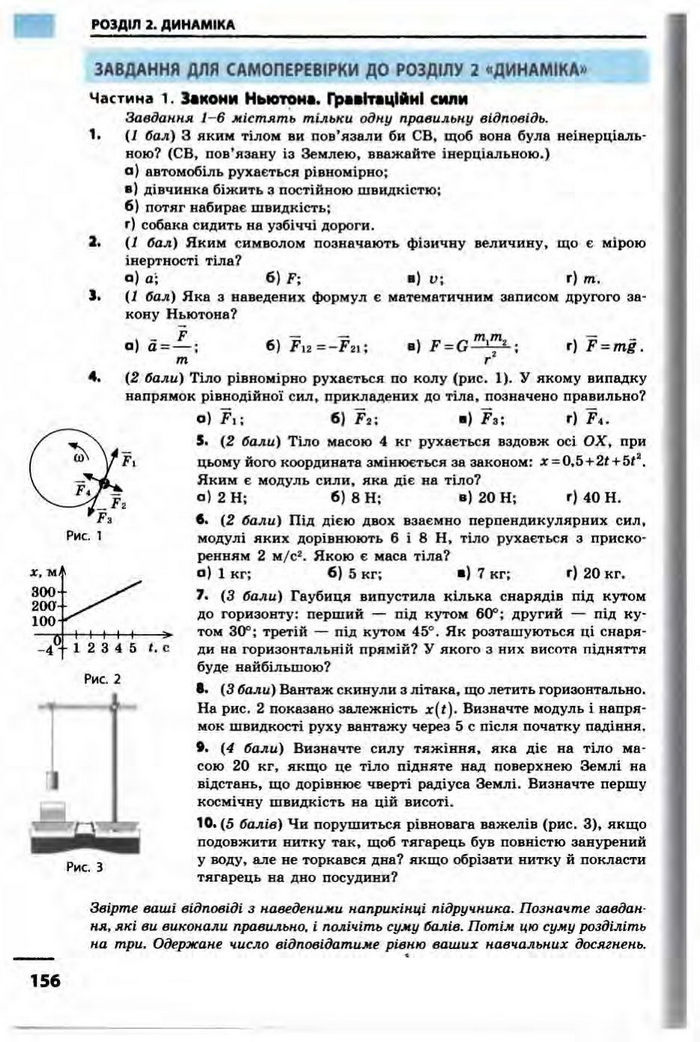 Фізика 10 клас Бар’яхтар