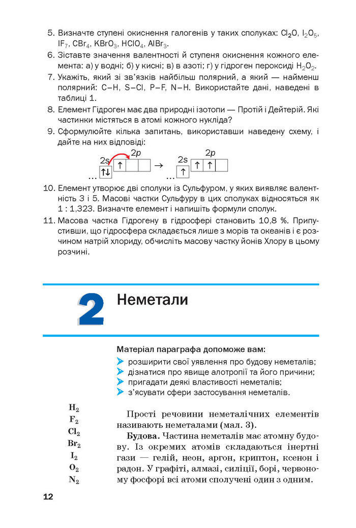 Підручник Хімія 10 клас Попель