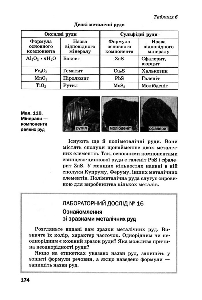 Підручник Хімія 10 клас Попель