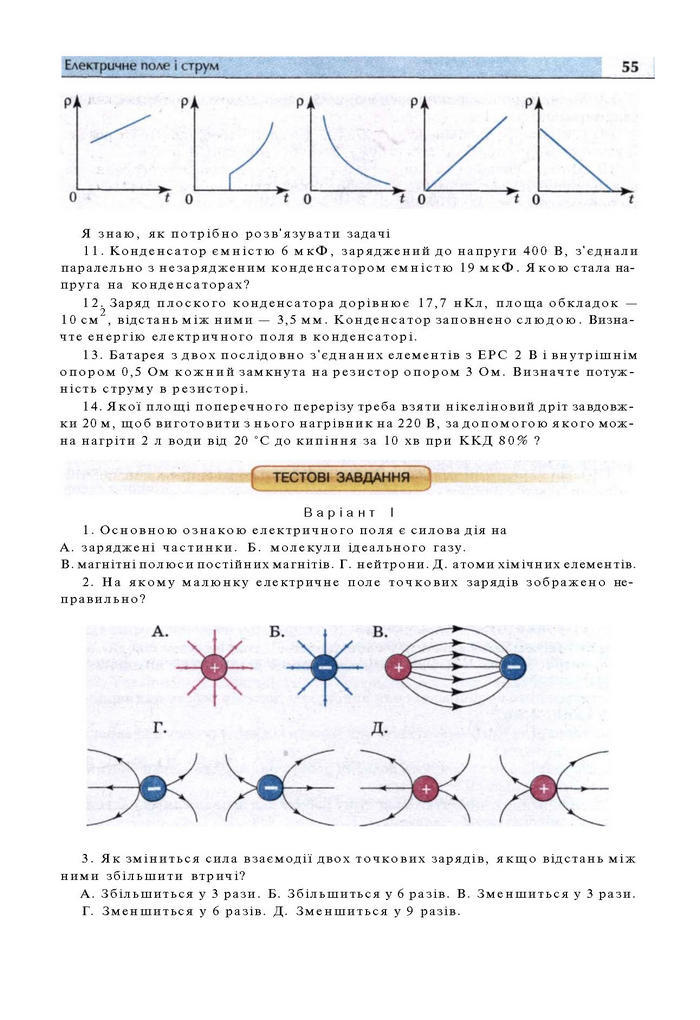 Підручник Фізика 11 клас Сиротюк