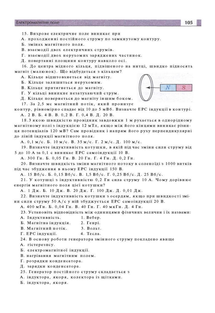 Підручник Фізика 11 клас Сиротюк