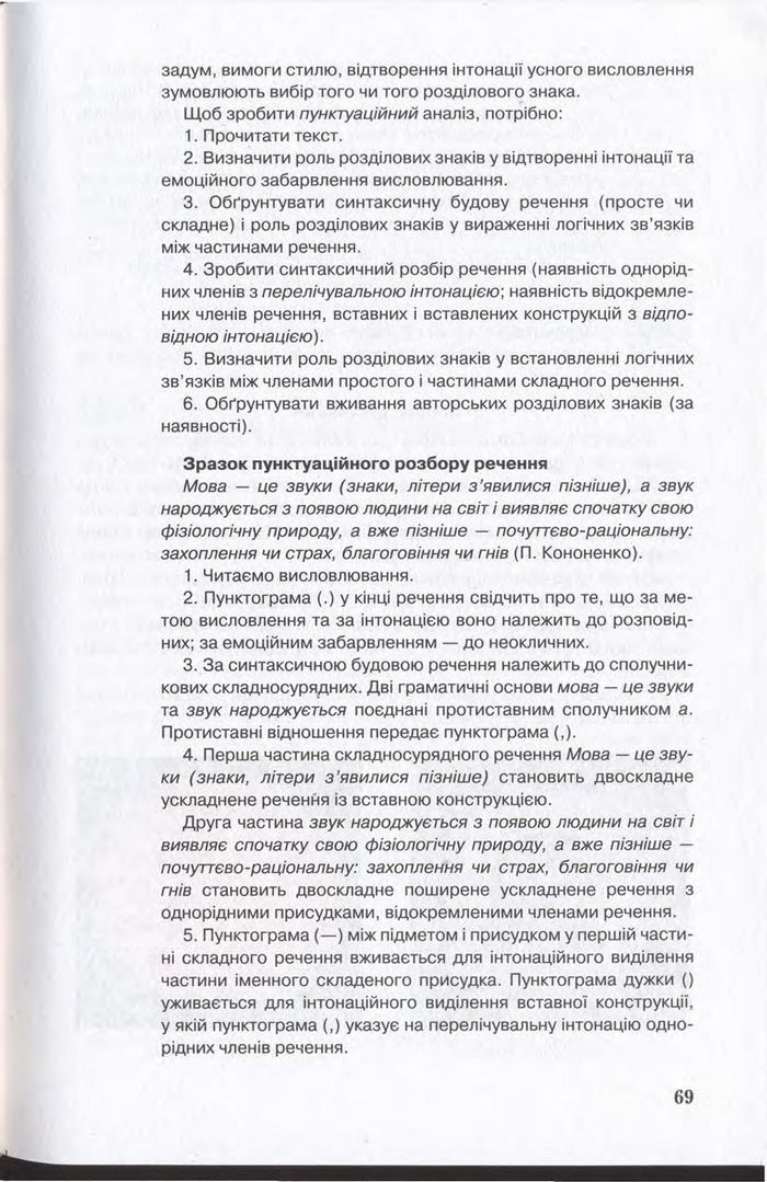 Підручник Українська мова 11 клас Єрмоленко