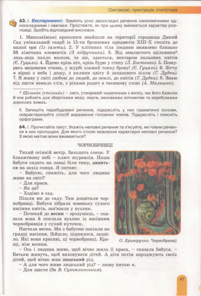 Українська мова 11 клас Заболотний
