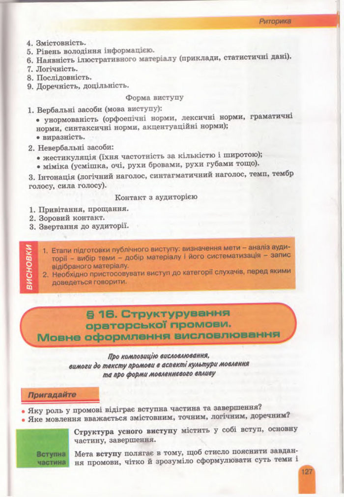 Українська мова 11 клас Заболотний