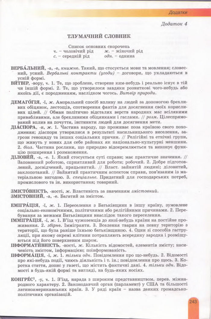 Українська мова 11 клас Заболотний