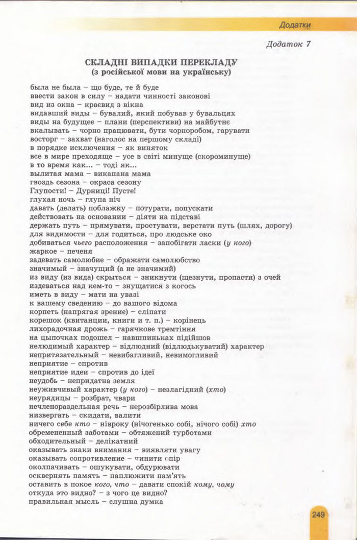 Українська мова 11 клас Заболотний