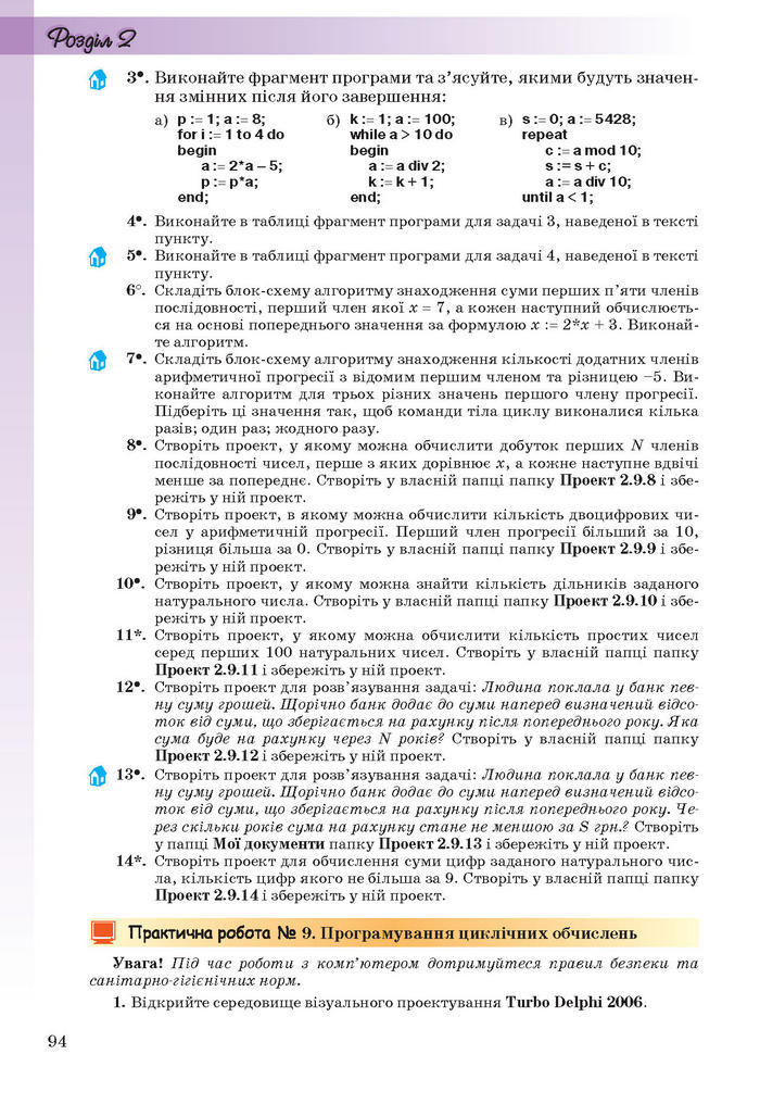 Інформатика 11 клас Ривкінд (Академ.)