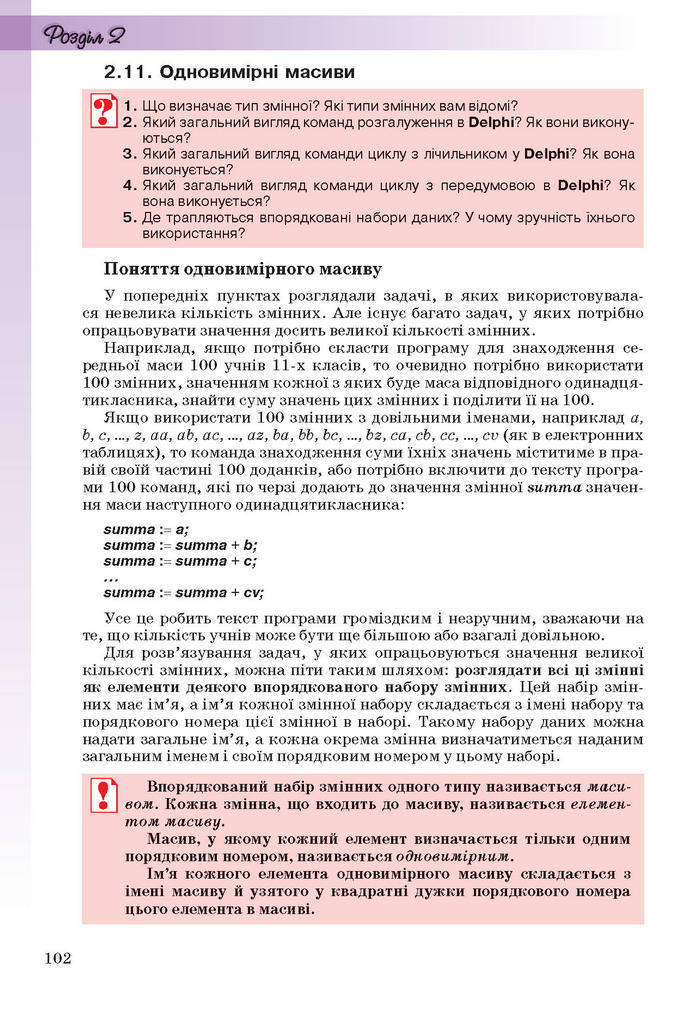 Інформатика 11 клас Ривкінд (Академ.)