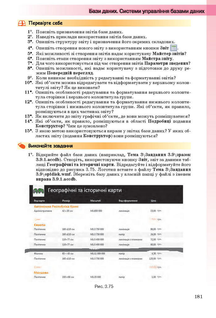 Інформатика 11 клас Ривкінд (Академ.)