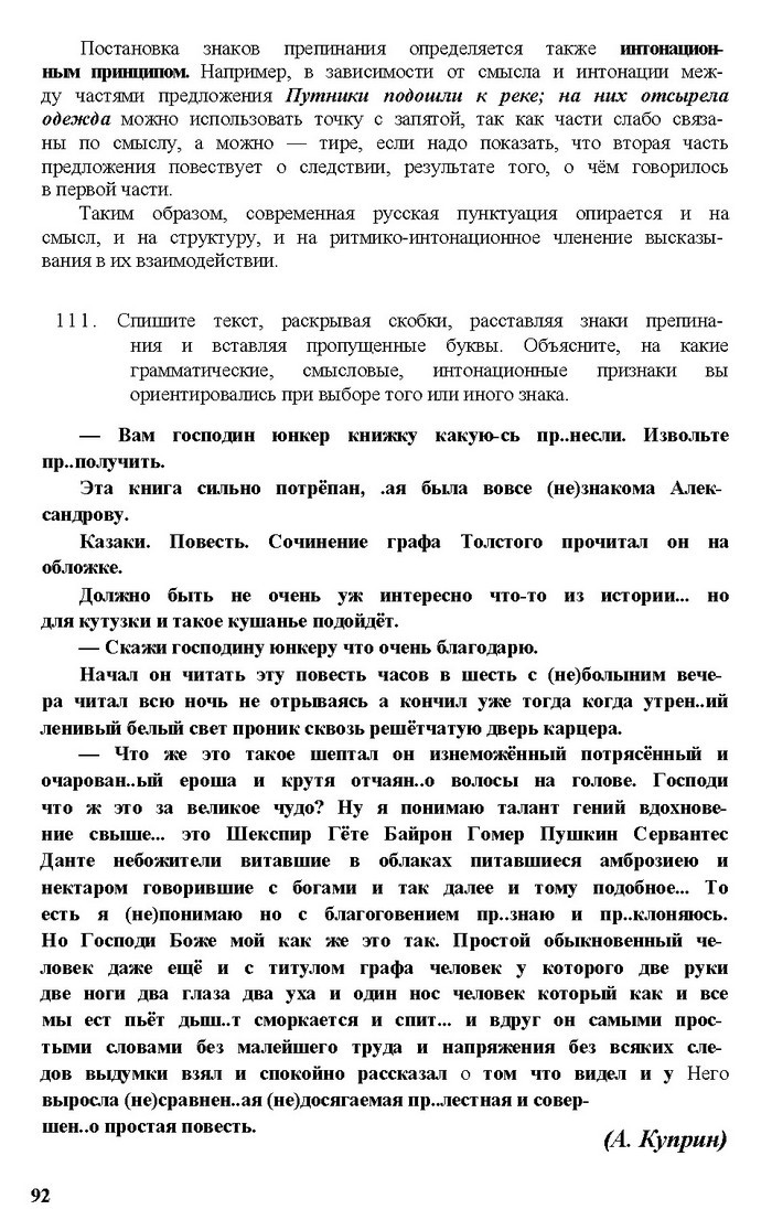 Русский язык 11 класс Рудяков