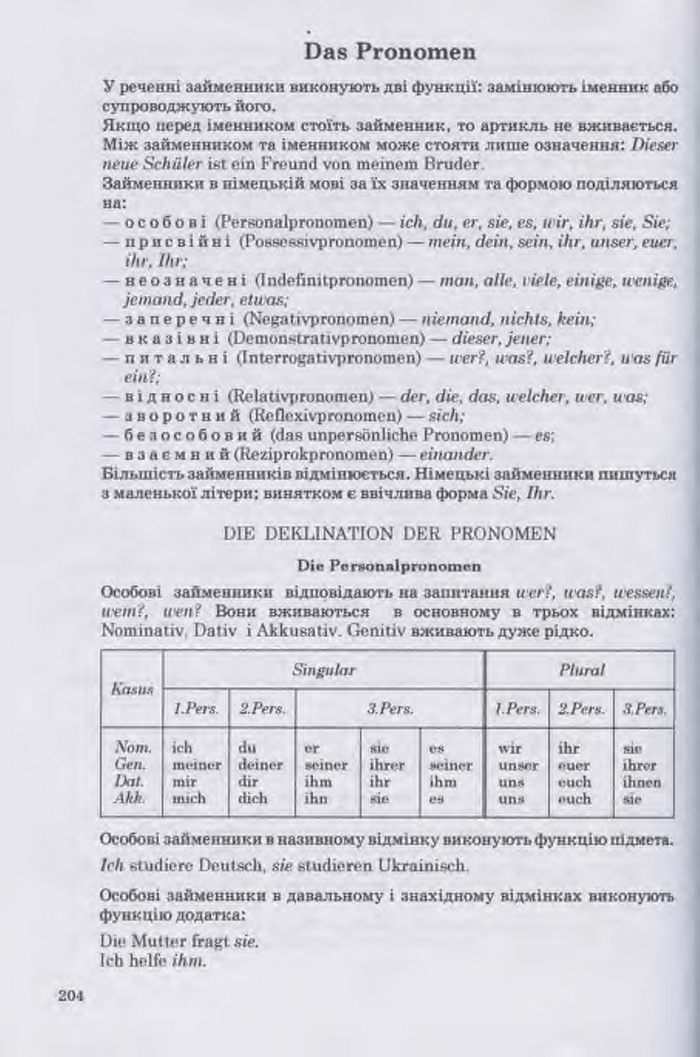 Німецька мова Guten Tag 11 клас Басай