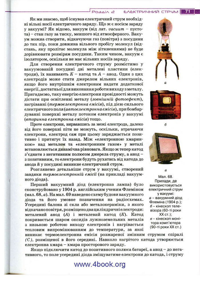 Підручник Фізика 11 клас Засєкіна