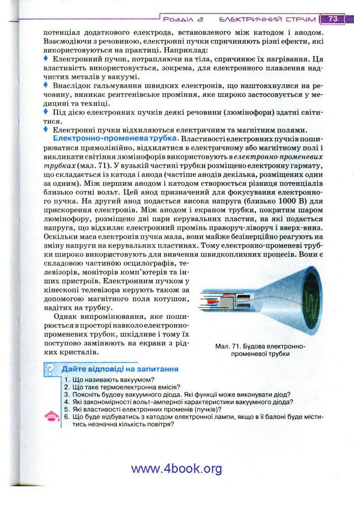 Підручник Фізика 11 клас Засєкіна