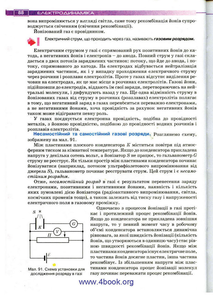 Підручник Фізика 11 клас Засєкіна
