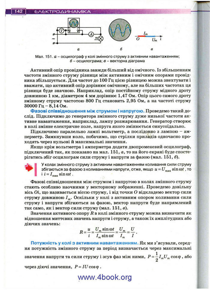 Підручник Фізика 11 клас Засєкіна