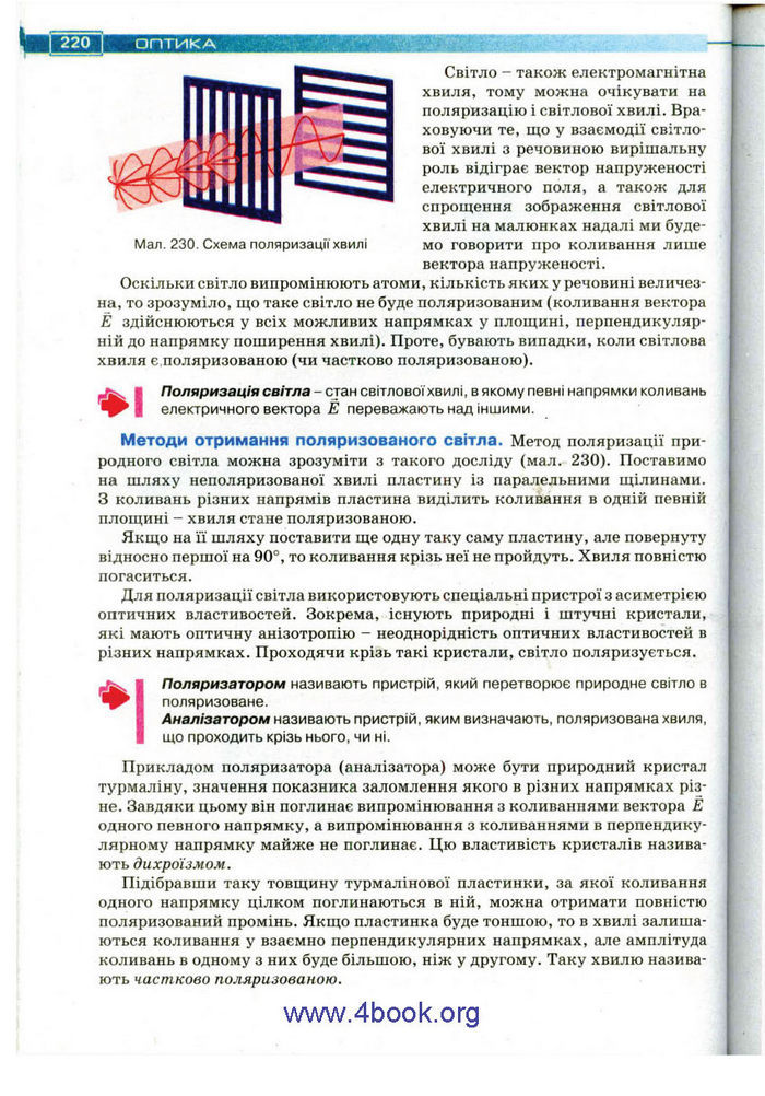 Підручник Фізика 11 клас Засєкіна